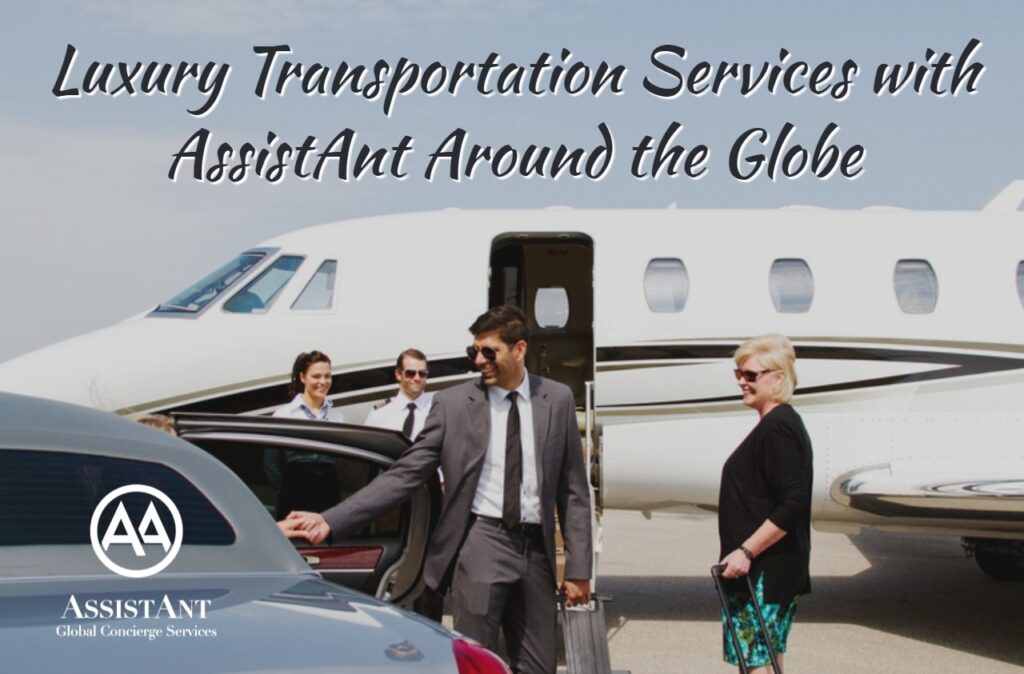Luxury Transportation Services with AssistAnt Around the Globe - AssitAnt